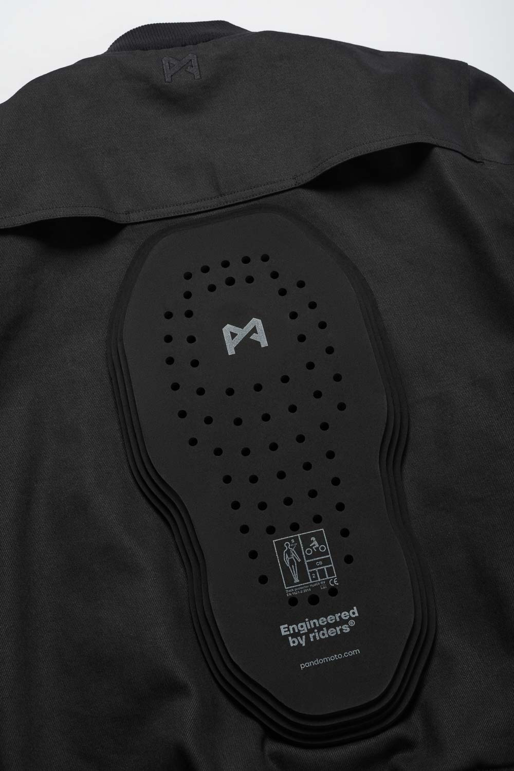 Back armor close up